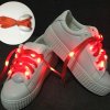 Svetelná LED šnúrka na topánky Červená