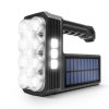 Solárna COB LED baterka - funkcia pracovnej lampy - 1200 mAh - MicroUSB - 1000 lumen - IP55
