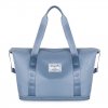 Skladací, rozšíriteľná taška, vodotesná kabelka modrá