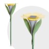 Zapichovací solárny kvet - 3 farby - 30 x 10 cm - biela LED