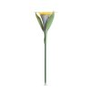 Zapichovací solárny kvet - 3 farby - 30 x 10 cm - biela LED