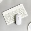 Bezdrôtová klávesnica s myšou biela
