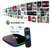 Q Plus Pro - Android TV Box, Facebook, Youtube, Netflix aplikácie, 4 GB RAM + 32 GB ROM