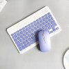 Bezdrôtová klávesnica s myšou fialová