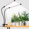 Dvojramenná LED lampa pre rast rastlín