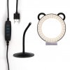 Panda kruhová LED lampa so stmievačom - v rôznych farbách