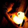 Nočné osvetlenie gumená kačička s diaľkovým ovládaním