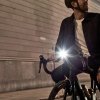 Svetlo na bicykel s bielym LED osvetlením 2 ks