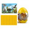 Dinosaurusí puzzle vajíčko žlté