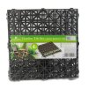 Záhradné dlaždice - plastové mriežky - čierne - 29 x 29 x 1,5 cm - 4 ks / balenie