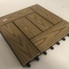 WPC podlahová krytina - 6 lamiel - 30 x 30 cm - svetlohnedá, drevený vzor - 11 ks / balenie 