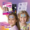 Princess Dream sada na malovanie tváre - 6 ks šablón