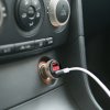 Adaptér do autozapalovača Type - C PD a USB portom, s rýchlym nabíjaním - zobrazenie napätia - 48W