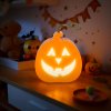 Halloweenska LED dekorácia - tekvica - RGB LED - 3 x LR1130 - 8,5 x 9 x 4 cm