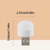 Sada Mini USB nočných lámp Teplá biela 10 ks