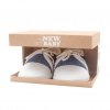 Dojčenské capačky tenisky New Baby jeans modré 12-18 m - 12-18 m