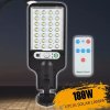 Solárna LED lampa 180 W, s pohybovým senzorom, diaľkovým ovládaním, 128 LED