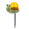 Zapichovacia solárna lampa - slimák - biela LED - 10 x 6 x 15 cm 