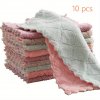 10 ks mikrovláknových čistiacich handričiek