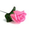 Umelá dekorácia - ruža - 3 farby - 5 x 5 x 30 cm