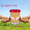 6 dielna dažďuodolná sada kŕmidiel pre hydinu