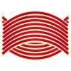 Tuningový pásik červený 16 ks