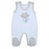 Dojčenské dupačky New Baby Owl modré - 80 (9-12m)