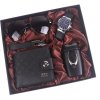 Darčeková súprava pre mužov v darčekovej krabičke - 26 x 22 x 4,5 cm - čierna