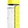 Plastová fľaša na vodu s týždenným dávkovačom liekov 600 ml - viac farieb