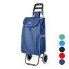 Vyťahovacia nákupná taška na kolieskach - 5 farieb - 100 x 36 x 25 cm - polyester - max 30 kg