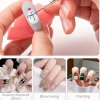 5 ks ružových/čiernych štetcov na Nail Art – dlhé štetce na detailné zdobenie nechtov, ideálne na gélovú manikúru a jemné vzory