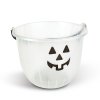 Halloweenová dekorácia - vedro - 2 druhy - 20 x 16 cm  