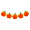 Halloweenska dekorácia - tekvicová lampiónová girlanda - papier - 2 m  