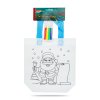 Taška na vymaľovanie – vianočná – so 4 fixkami – 24 x 22 cm – 6 druhov