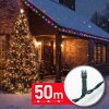 Svetelná reťaz - 50 m - farebná - 1000 LED - 220-240V - 9W - priehľadný kábel
