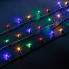Svetelná reťaz - 50 m - farebná - 1000 LED - 220-240V - 9W - priehľadný kábel