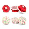 Vianočné košíčky na muffiny - Mikuláš - 40 ks / balenie