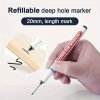 5 ks Značkovač na hlboké otvory