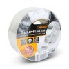 Hliníková lepiaca páska – sklolaminátová – akryl – 50 m x 50 mm – 150 mikrónov – nehorľavá