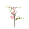 Veľkonočná vetvička s vajíčkami – trblietavá – ružová – 40 x 16 cm