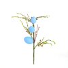 Veľkonočná vetvička s vajíčkami – trblietavá – modrá – 40 x 16 cm