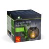 LED solárna lampa  – na zavesenie – 14,5 x 13,5 cm
