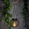LED solárna lampa  – na zavesenie – 14,5 x 13,5 cm