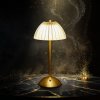Stolová lampa - zlatá farba - nastaviteľná farebná teplota, jas - akumulátorová - USB