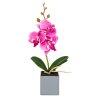 Umelá rastlinná dekorácia - orchidea - 3 druhy - 29,5 cm