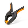 Upínacia klipsa – 2" / 55 mm – 160 x 115 mm – plast – čierna / oranžová