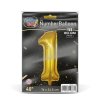 Narodeninový fóliový balón číslo 1 - zlatý - 40"
