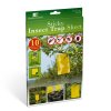 Lepová pasca na hmyz – 250 x 170 mm – žltá – 10 ks / balenie