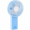 Ručný ventilátor - skladací - 2 x AA - 16 x 8,3 x 4,3 cm - modro-biely