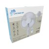 Stojanový ventilátor - 40 cm - 45 W - 3 rýchlosti - oscilačný - biely - 220 – 240 V AC